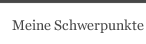 Meine Schwerpunkte